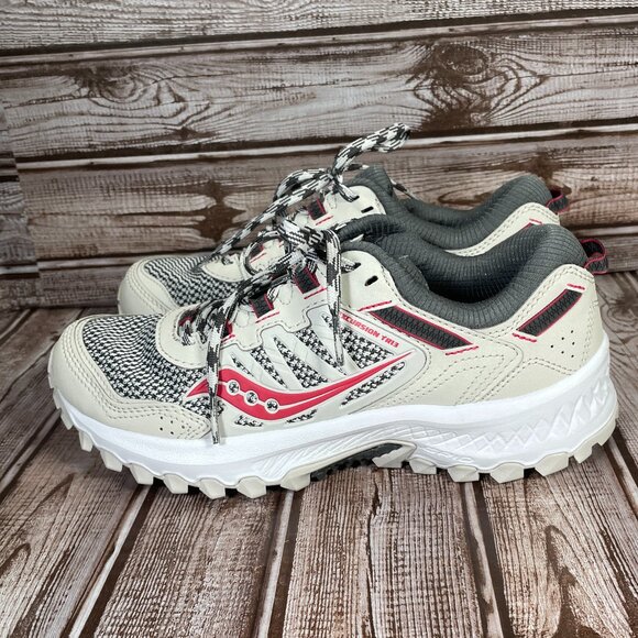 SAUCONY Versafoam Excursion TR13 Womens 7 Gray Berry Trail Running Shoes NIB NEW - Picture 4 of 9